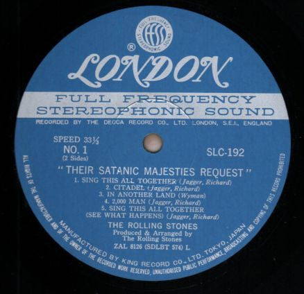 Their Satanic Majesties Request = サタニック・マジェスティーズ