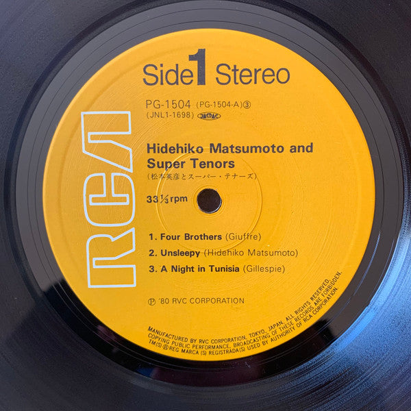 Hidehiko Matsumoto And Super Tenors