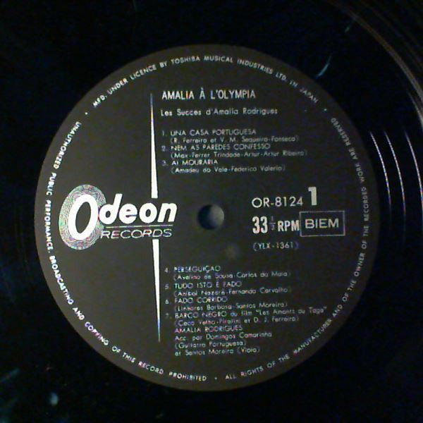 Amalia À L'Olympia