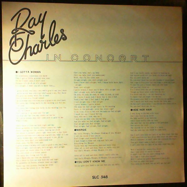 Ray Charles In Concert