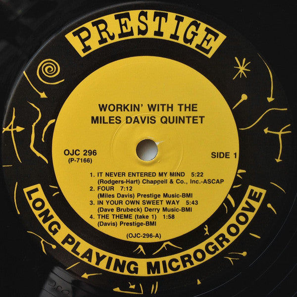Workin' With The Miles Davis Quintet