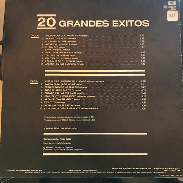 Release: Unknown Release-Vinyl-Argentina-1984-61 4266081 (6608)-18211591