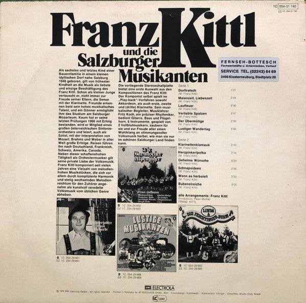 Franz Kittl Und Die Salzburger Musikanten
