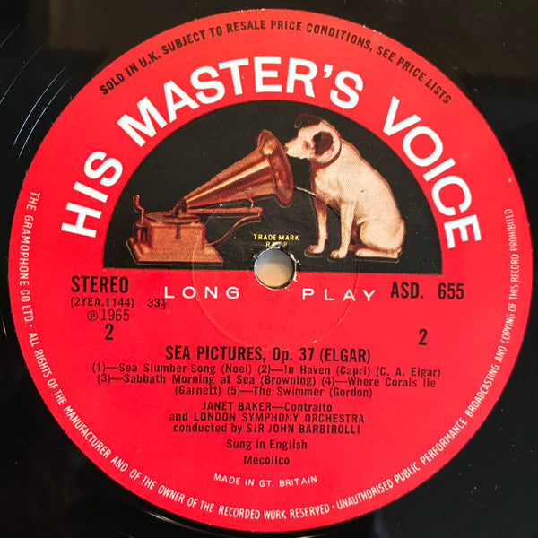 Cello Concerto / Sea Pictures