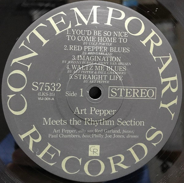 Art Pepper Meets The Rhythm Section