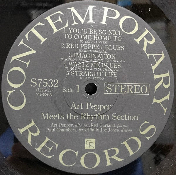Art Pepper Meets The Rhythm Section
