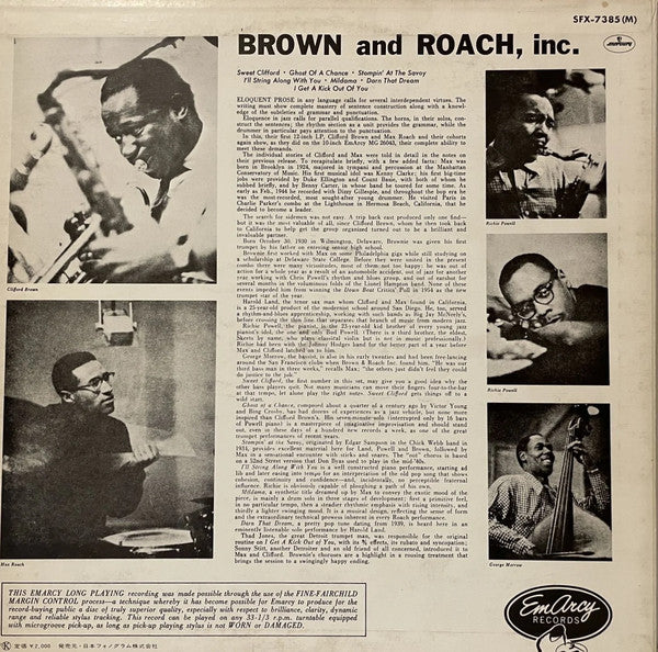 Brown And Roach Incorporated