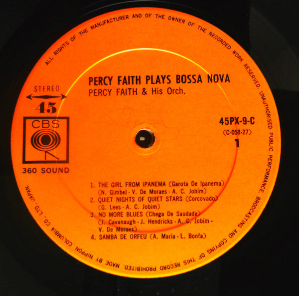 Percy Faith Plays Bossa Nova