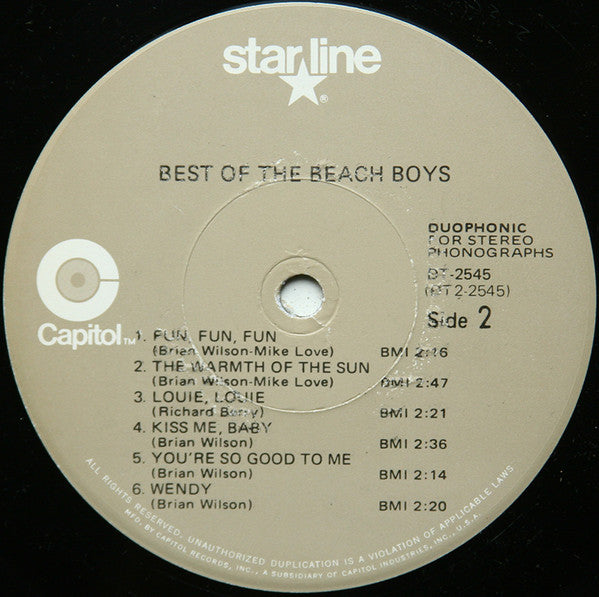 Best Of The Beach Boys - Vol. 1