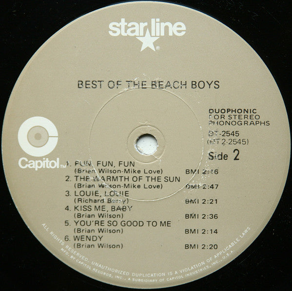 Best Of The Beach Boys - Vol. 1