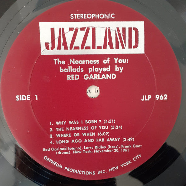 The Nearness Of You