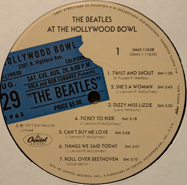The Beatles At The Hollywood Bowl