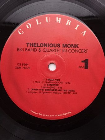 Big Band And Quartet In Concert