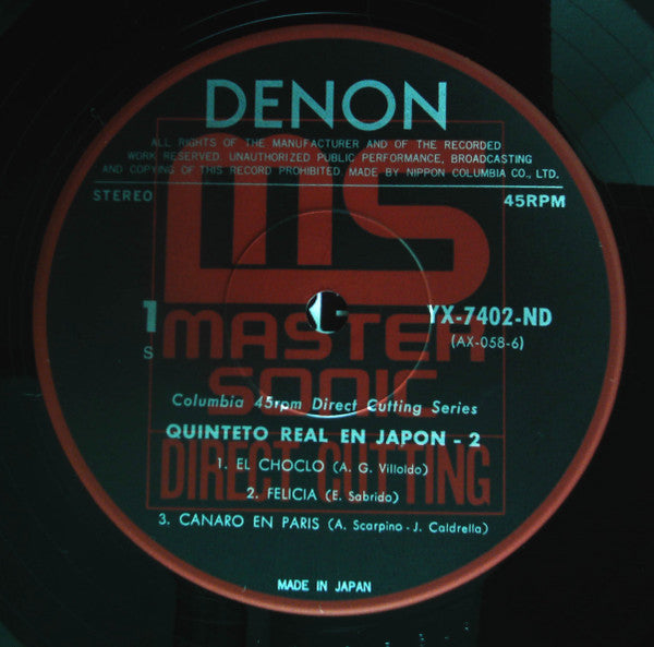 Quinteto Real En Japon Vol.2