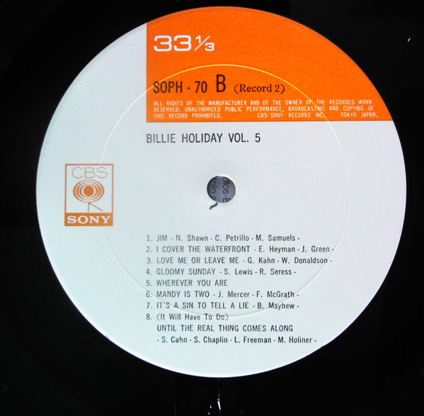 Billie Holiday Vol. 5