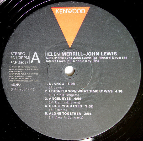 John Lewis / Helen Merrill