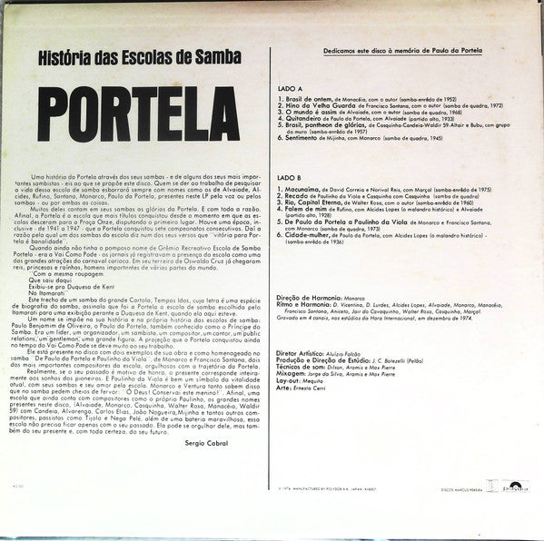 História Das Escolas De Samba - Portela