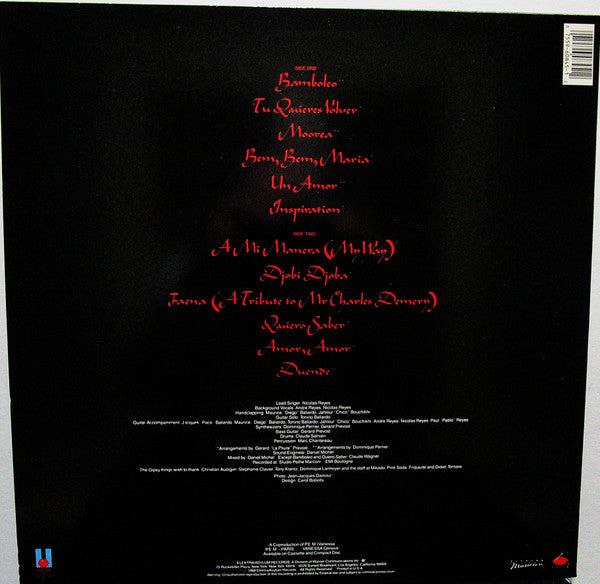 Release: Gipsy Kings-Vinyl-US-1988-60845-1-22529093