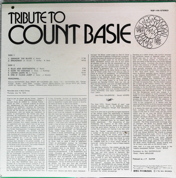 Tribute To Count Basie