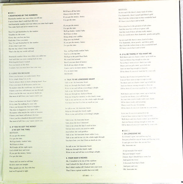 Sings Country & Western Hits