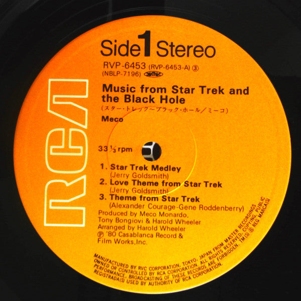 Music From Star Trek And The Black Hole