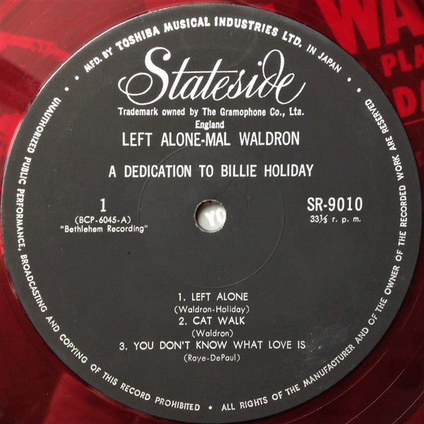 Left Alone = レフト・アローン