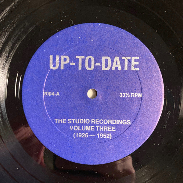 The Studio Recordings Volume Three 1926-1952