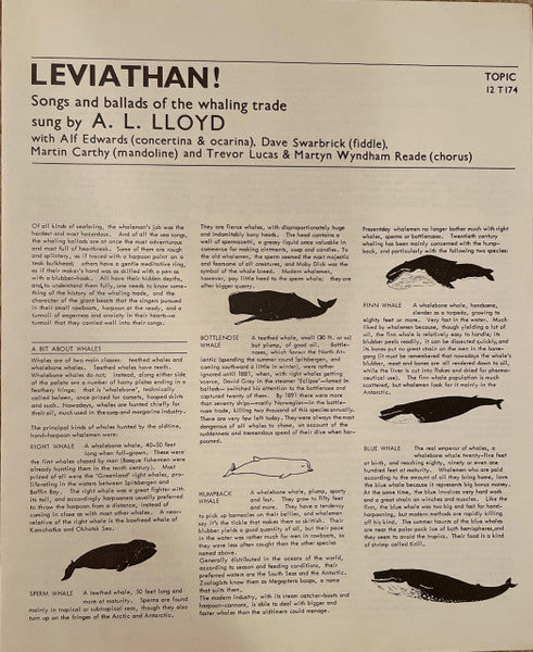 Leviathan! Ballads & Songs Of The Whaling Trade
