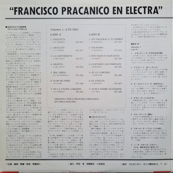 Francisco Pracanico En Electra