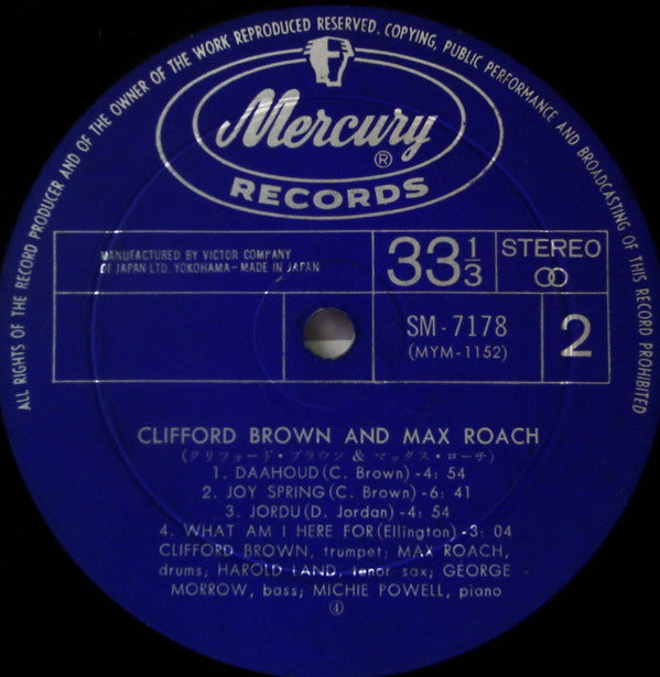 Clifford Brown And Max Roach