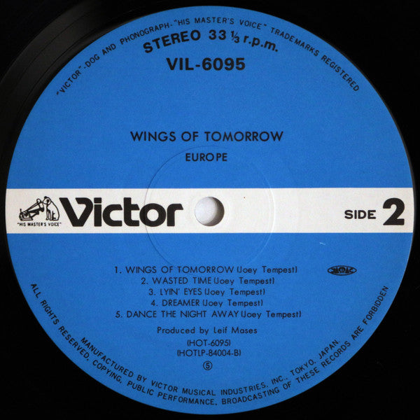 Wings Of Tomorrow = 明日への翼