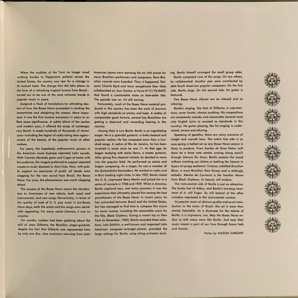 Plays And Sings Bossa Nova