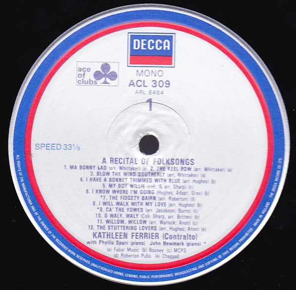 A Song Recital (Record 5)