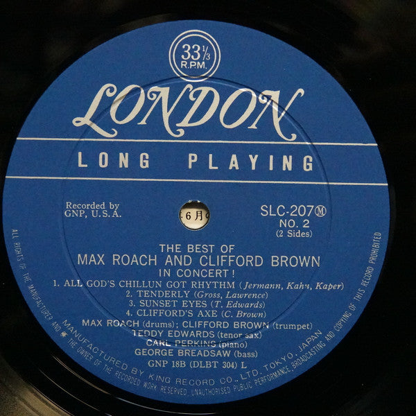 The Best Of Max Roach And Clifford Brown In Concert!