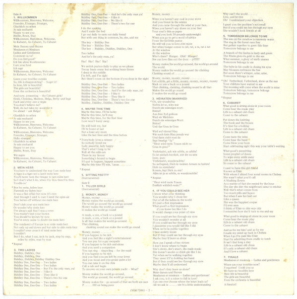 Cabaret - Original Soundtrack Recording