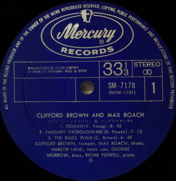 Clifford Brown And Max Roach