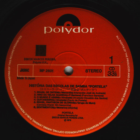 História Das Escolas De Samba - Portela