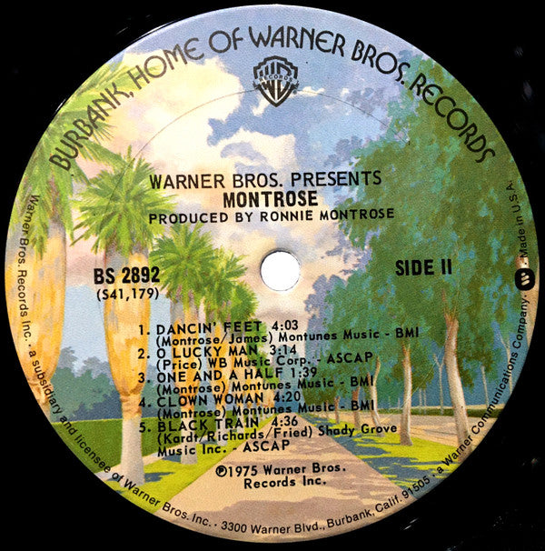 Warner Bros. Presents Montrose!