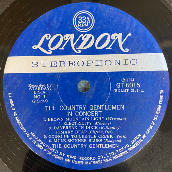The Country Gentlemen In Concert
