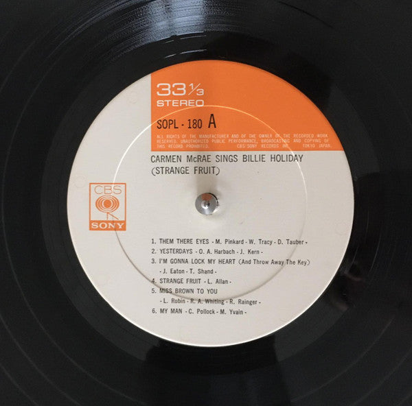 Sings Lover Man And Other Billie Holiday Classics