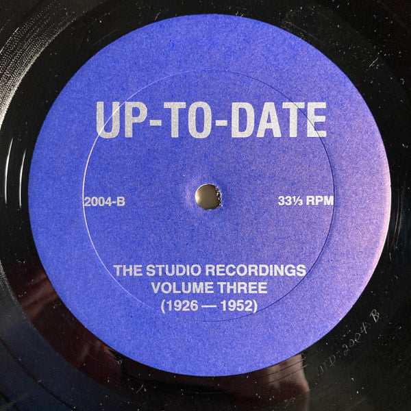 The Studio Recordings Volume Three 1926-1952