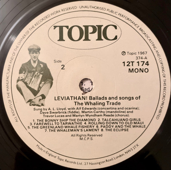 Leviathan! Ballads & Songs Of The Whaling Trade