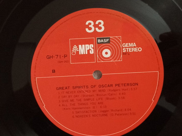 Great Spirits of Oscar Peterson