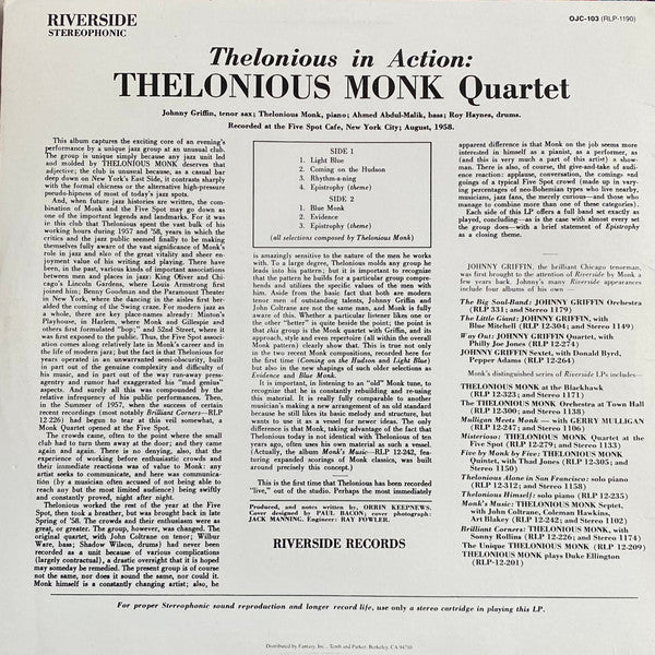 Thelonious In Action