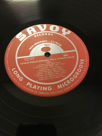 Charlie Parker Memorial Vol. 2