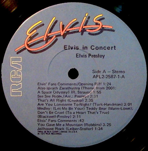 Elvis In Concert