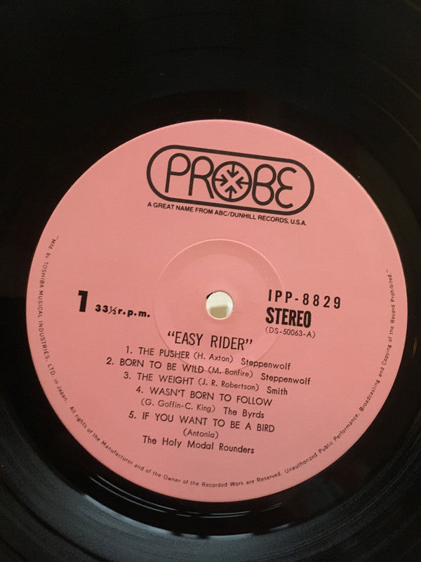 Easy Rider - Songs As Performed In The Motion Picture