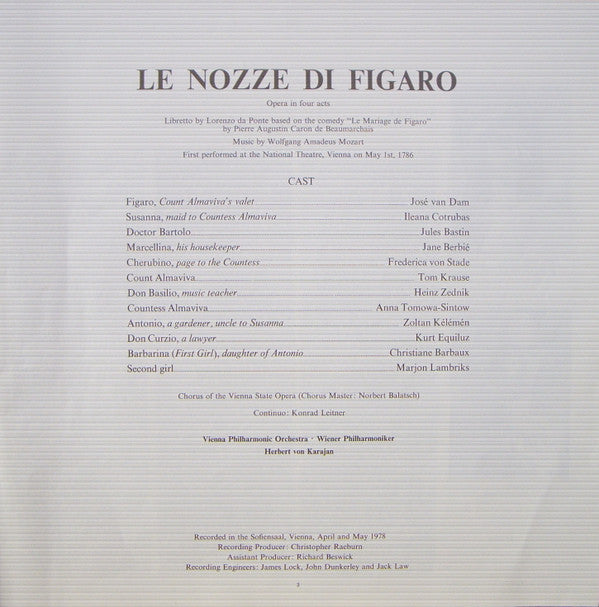 Le Nozze Di Figaro