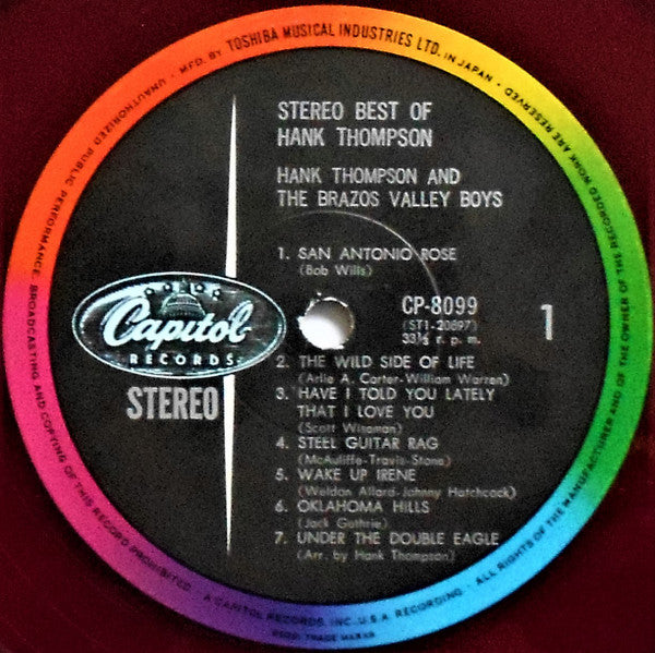 Stereo! Best Of Hank Thompson