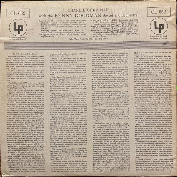 With The Benny Goodman Sextet And Orchestra